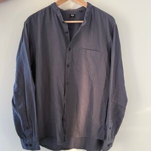 Uniqlo Charcoal Gray Shirt